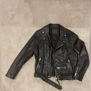 AllSaints ‘Wick’ Leather Biker Jacket